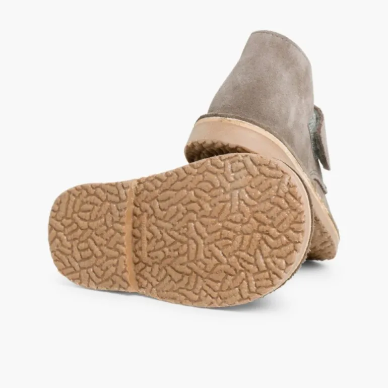 Menina Pisamonas Botas Safari Com Tiras Aderentes