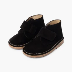 Menina Pisamonas Botas Safari Com Tiras Aderentes
