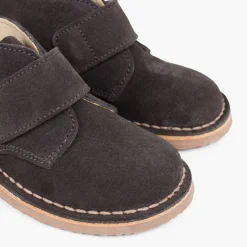 Menina Pisamonas Botas Safari Com Tiras Aderentes