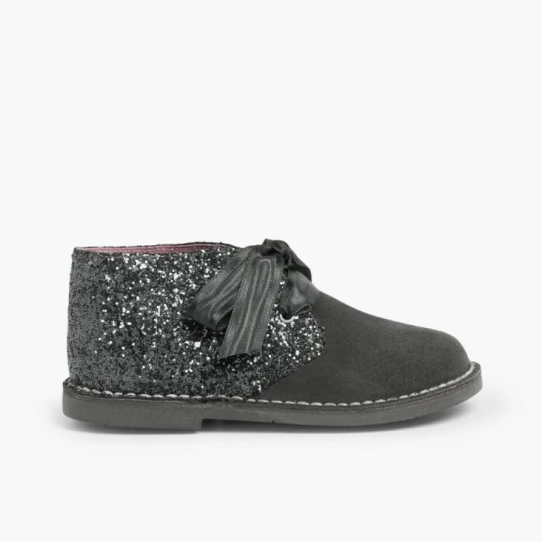 Menina Pisamonas Botas Safari Glitter Menina