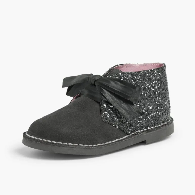 Menina Pisamonas Botas Safari Glitter Menina
