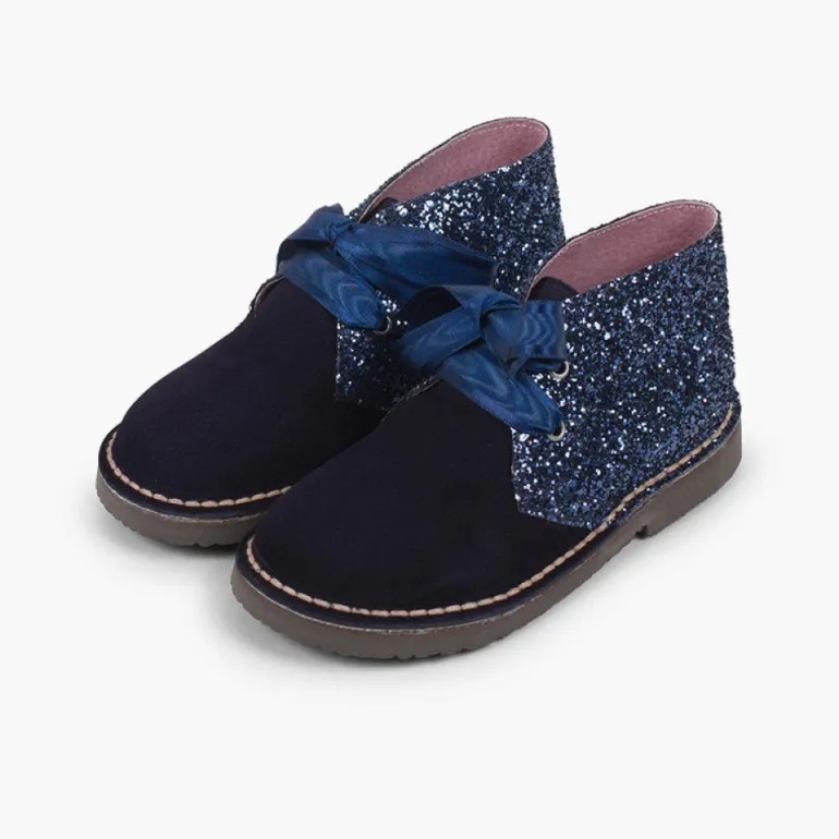 Menina Pisamonas Botas Safari Glitter Menina