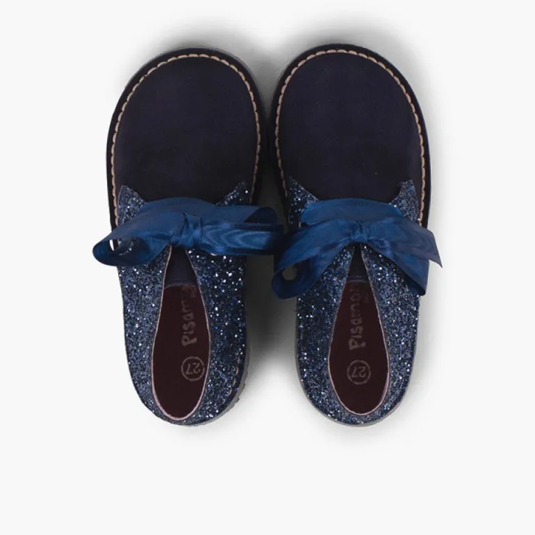 Menina Pisamonas Botas Safari Glitter Menina