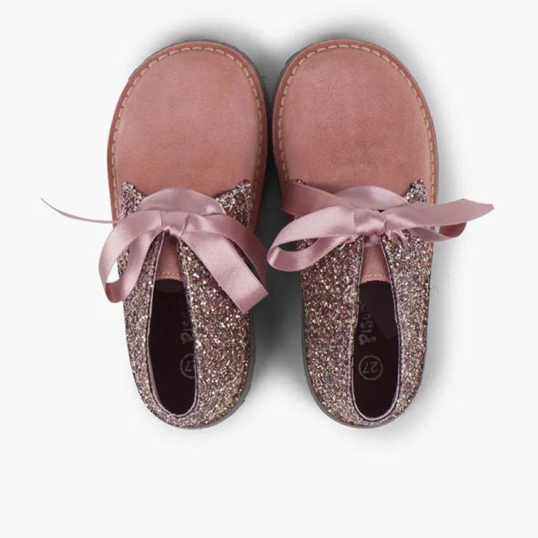 Menina Pisamonas Botas Safari Glitter Menina