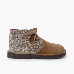 Menina Pisamonas Botas Safari Glitter Menina