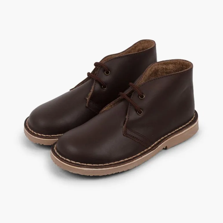 Mulher Pisamonas Botas Safari Pele Atacadores Forro Felpudo