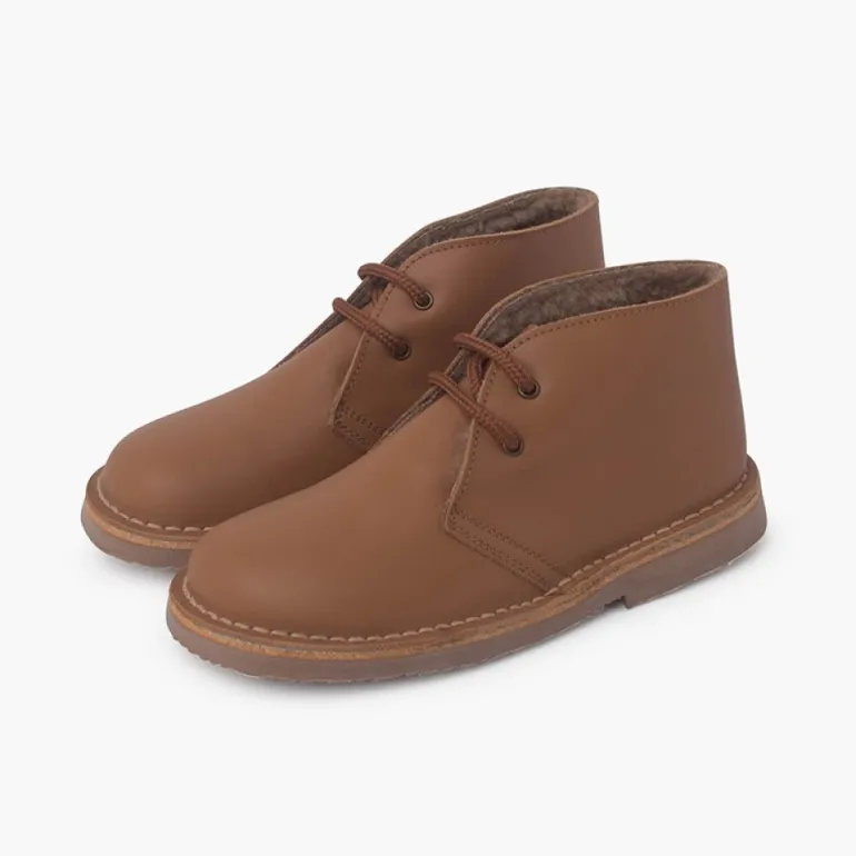 Mulher Pisamonas Botas Safari Pele Atacadores Forro Felpudo