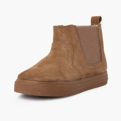 Menina Pisamonas Botas Sola Grossa Fecho-Eclair E Elastico Criancas