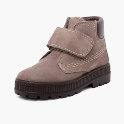 Menina Pisamonas Botas Sola Track Fecho Aderente Pespontos