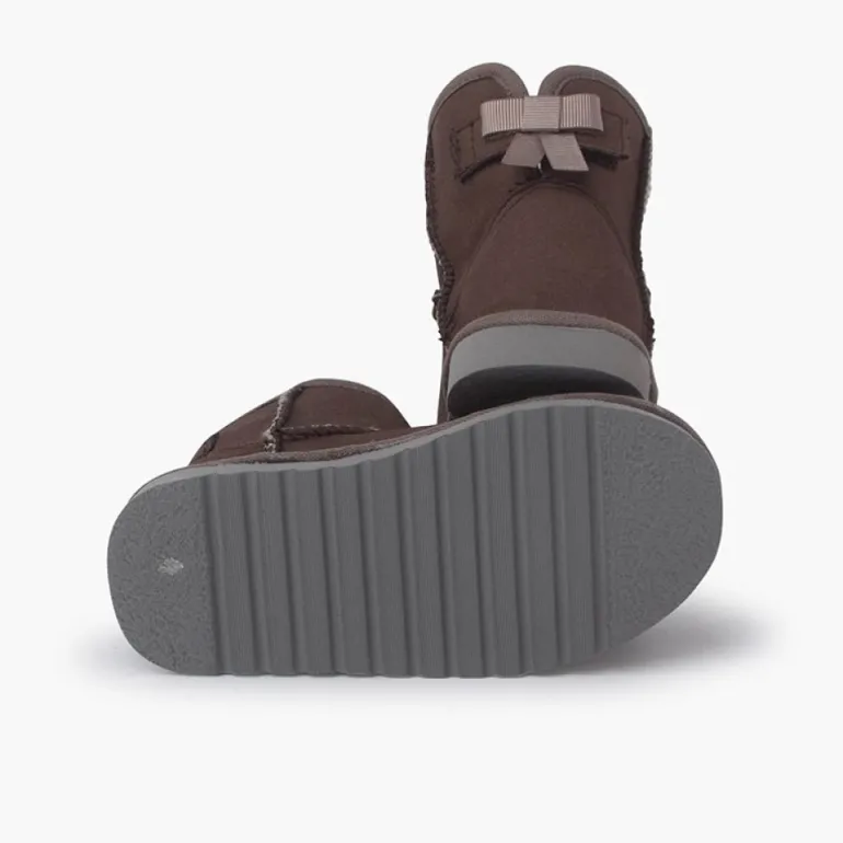 Menina Pisamonas Botas Tipo Australianas Laco Lateral