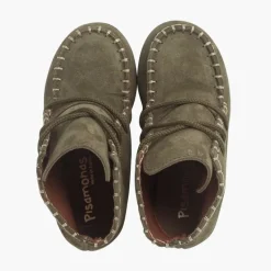Menino Pisamonas Botas Tipo Moicanas Camurca Crianca