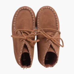 Menino Pisamonas Botas Tipo Moicanas Camurca Crianca