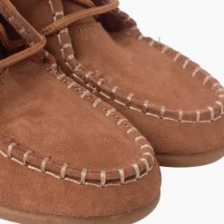 Menino Pisamonas Botas Tipo Moicanas Camurca Crianca