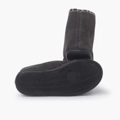 Menino Pisamonas Botas Tipo Moicanas Camurca Crianca