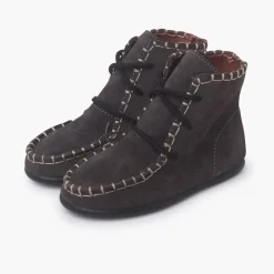 Menino Pisamonas Botas Tipo Moicanas Camurca Crianca
