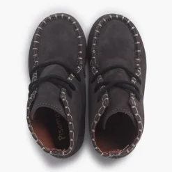 Menino Pisamonas Botas Tipo Moicanas Camurca Crianca