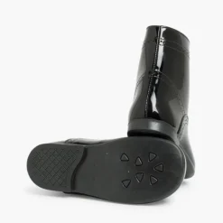 Menina Pisamonas Botas Verniz Atacadores