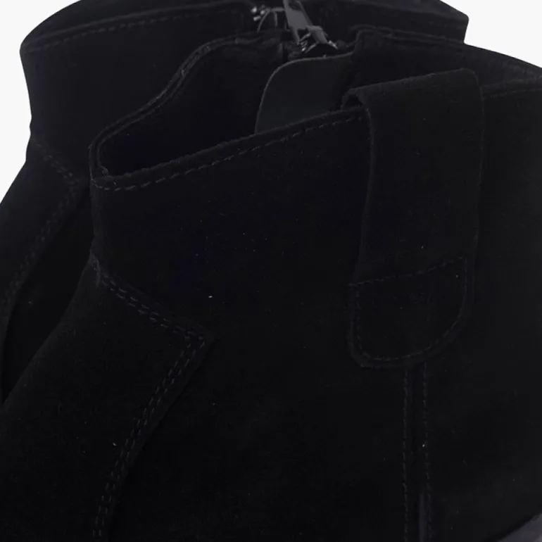 Menina Pisamonas Botins Cowboy Camurca