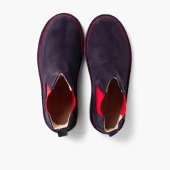 Menina Pisamonas Botins De Camurca Criancas & Mulher Com Elasticos De Cores
