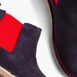 Menina Pisamonas Botins De Camurca Criancas & Mulher Com Elasticos De Cores