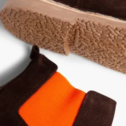 Menina Pisamonas Botins De Camurca Criancas & Mulher Com Elasticos De Cores