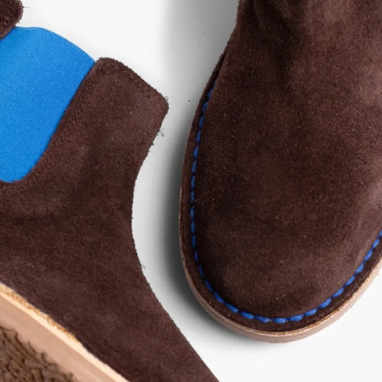 Menina Pisamonas Botins De Camurca Criancas & Mulher Com Elasticos De Cores