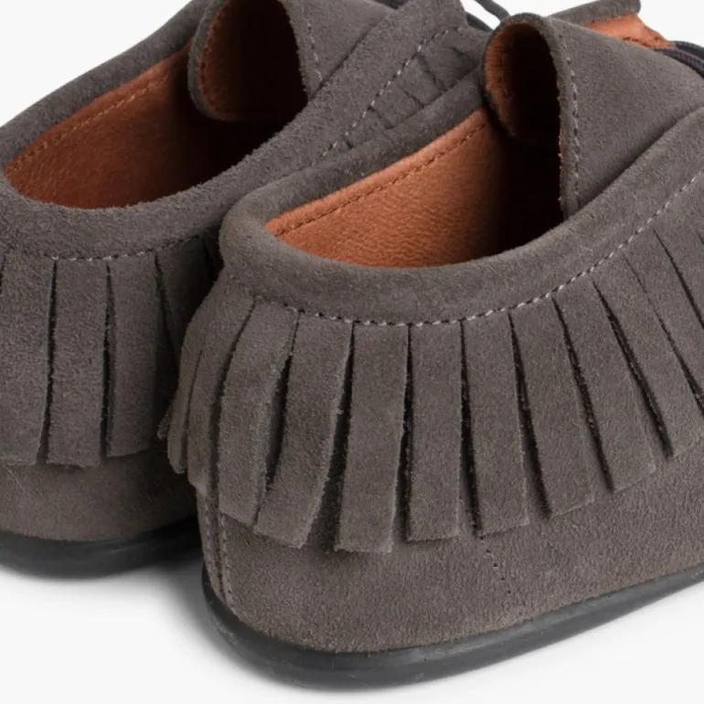Menina Pisamonas Botins De Franjas Para Criancas E Mulher