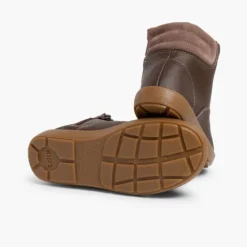 Menino Pisamonas Botins Fecho-Eclair Pele Lavavel Crianca