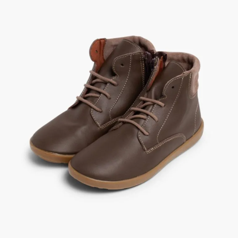 Menino Pisamonas Botins Fecho-Eclair Pele Lavavel Crianca