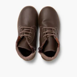 Menino Pisamonas Botins Fecho-Eclair Pele Lavavel Crianca