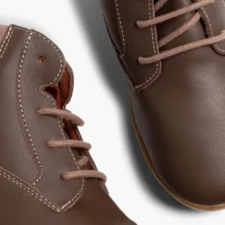 Menino Pisamonas Botins Fecho-Eclair Pele Lavavel Crianca
