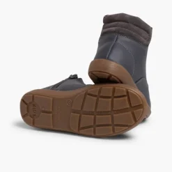 Menino Pisamonas Botins Fecho-Eclair Pele Lavavel Crianca
