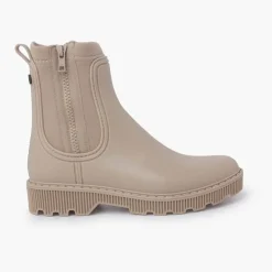 Menina Pisamonas Botins Galocha Crianca E Mulher Fecho-Eclair Lateral