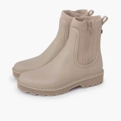 Menina Pisamonas Botins Galocha Crianca E Mulher Fecho-Eclair Lateral