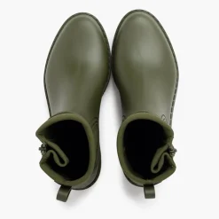 Menina Pisamonas Botins Galocha Crianca E Mulher Fecho-Eclair Lateral