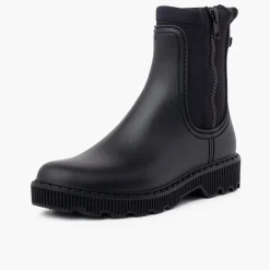 Menina Pisamonas Botins Galocha Crianca E Mulher Fecho-Eclair Lateral