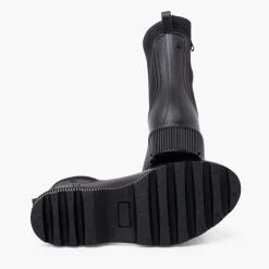 Menina Pisamonas Botins Galocha Crianca E Mulher Fecho-Eclair Lateral