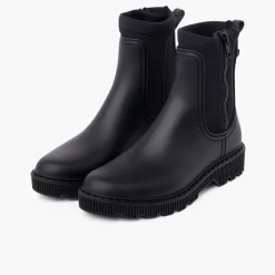 Menina Pisamonas Botins Galocha Crianca E Mulher Fecho-Eclair Lateral
