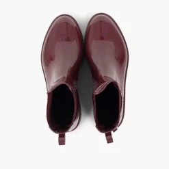 Menina Pisamonas Botins Galocha Sola Track Com Elastico