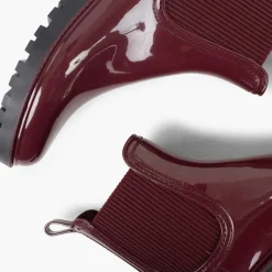 Menina Pisamonas Botins Galocha Sola Track Com Elastico
