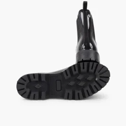 Menina Pisamonas Botins Galocha Sola Track Com Elastico