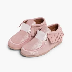 Menina Pisamonas Botins Glitter Indios Com Franjas