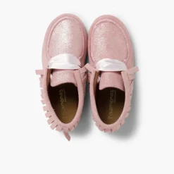 Menina Pisamonas Botins Glitter Indios Com Franjas