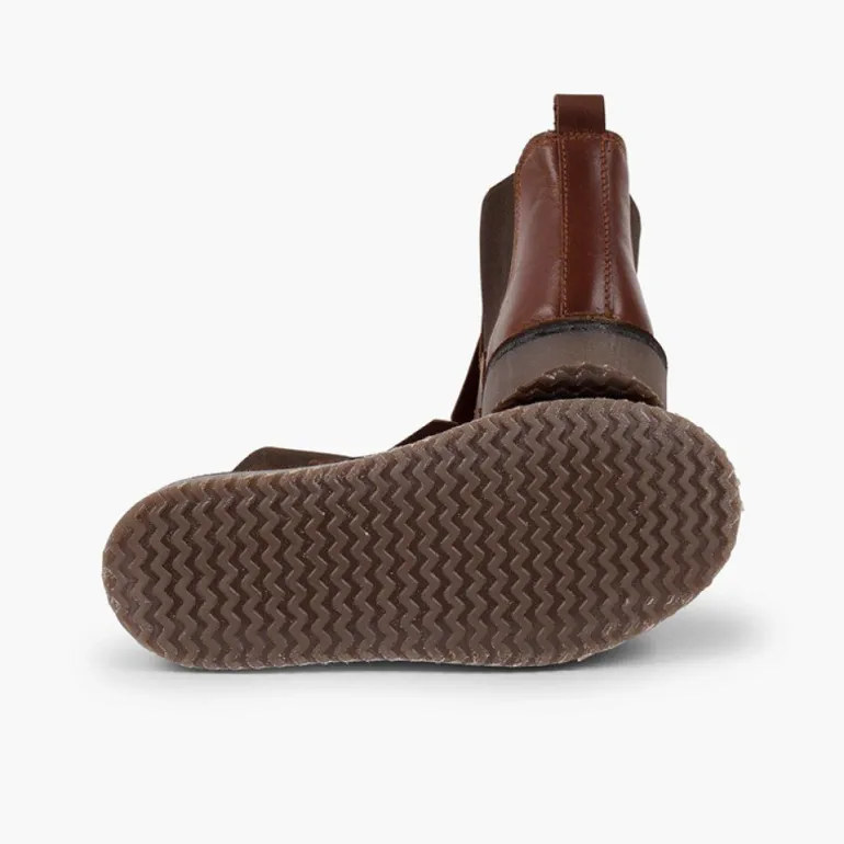 Menina Pisamonas Botins Pele Menina Lingueta Franjas