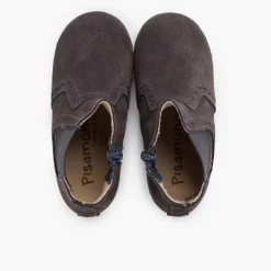 Menino Pisamonas Botins Picotados Menina Fecho-Eclair E Elastico