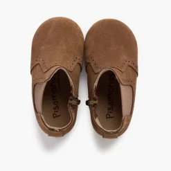 Menino Pisamonas Botins Picotados Menina Fecho-Eclair E Elastico
