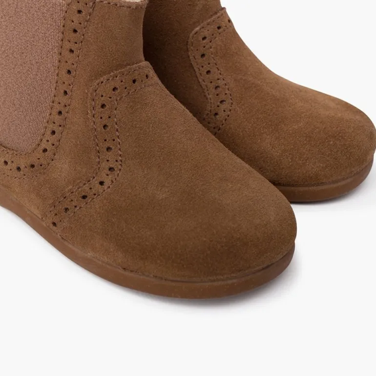 Menino Pisamonas Botins Picotados Menina Fecho-Eclair E Elastico