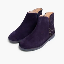 Menina Pisamonas Botins Rasos Com Bolinhas Brilhantes