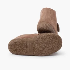 Menina Pisamonas Botins Tira Larga Aderente Pelinho