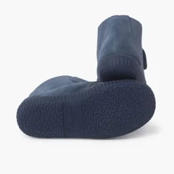 Menina Pisamonas Botins Tira Larga Aderente Pelinho